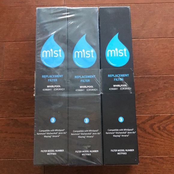 Mist Other - Refrigerator Replacement Water Filter 3-pack